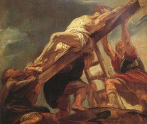 Peter Paul Rubens The Raising of the Cross (mk05) Sweden oil painting art